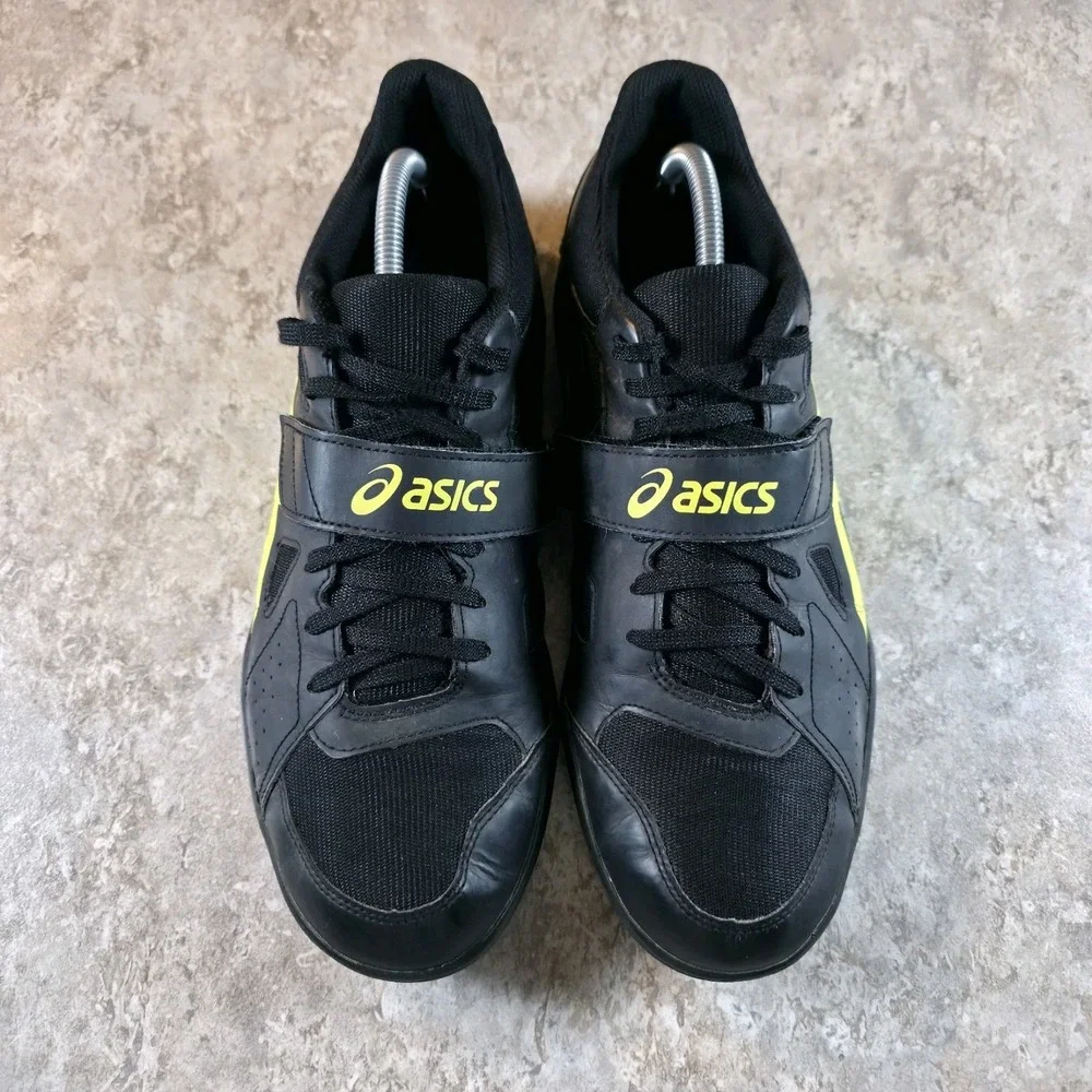 ASICS Hyper Throw 3 Throwing Shoes Men's 12 Black Green Shot Put Javelin Discus